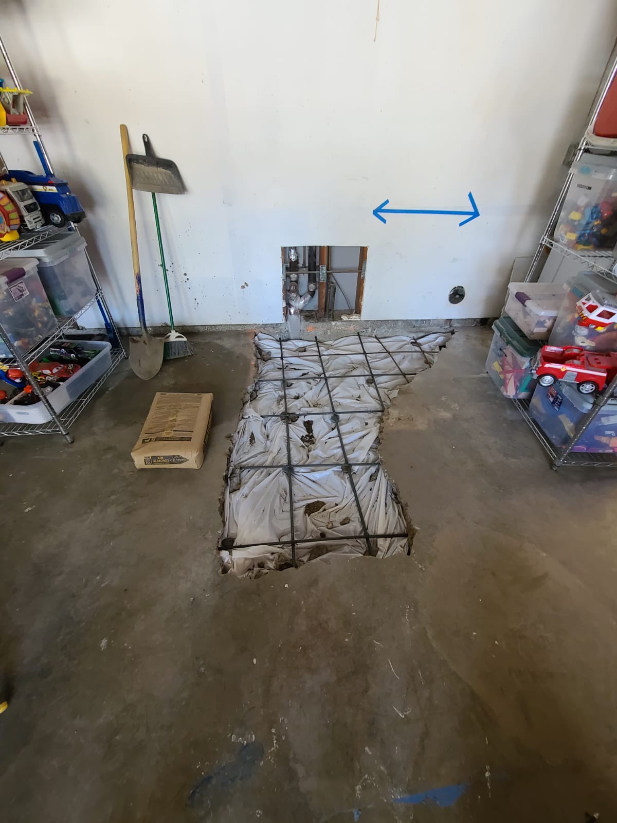 Gallery Slab Leak Garage Being Worked On 2 1749842541 Jpg